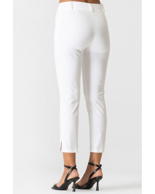 Cotton gambardine trousers Secret STRAIGHT LINE