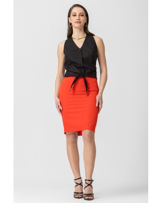 Elasti crepe skirt classic STRAIGHT LINE