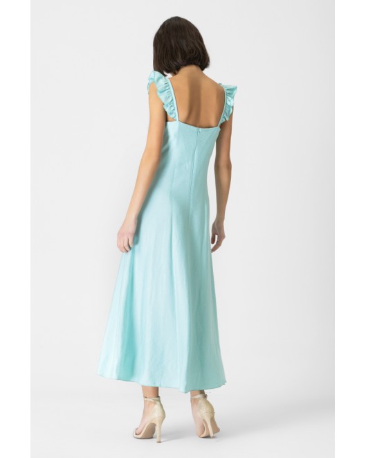 Sleevless dress effortless with ruffles DRESSES