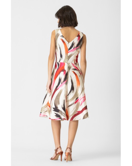 Printed jacquard dress Doloria KLOS