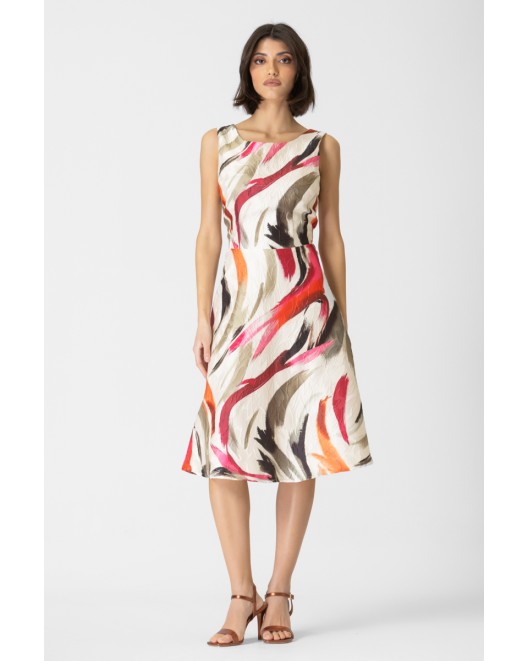 Printed jacquard dress Doloria KLOS