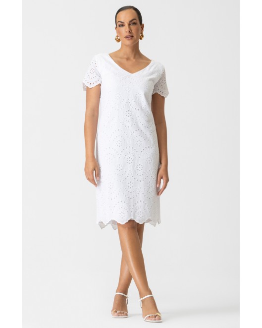 Φόρεμα Broderie κοντομάνικο Mil ΦΟΡΕΜΑΤΑ