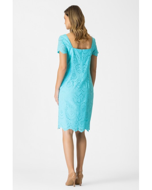 Φόρεμα Broderie κοντομάνικο Mil ΦΟΡΕΜΑΤΑ