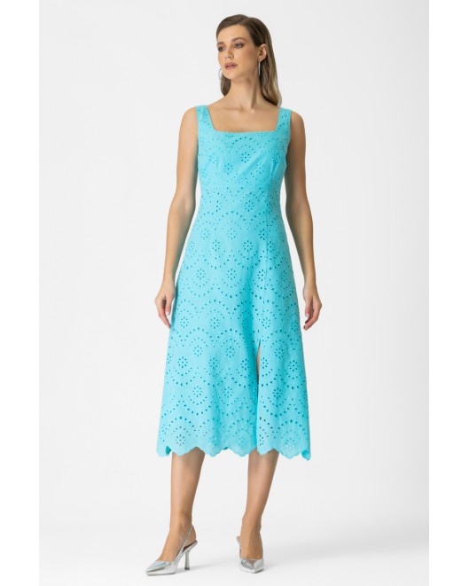 Φόρεμα αμάνικο broderie Mil ΦΟΡΕΜΑΤΑ