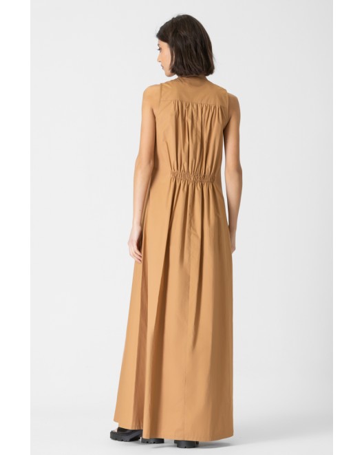 Maxi popline dress MAXI