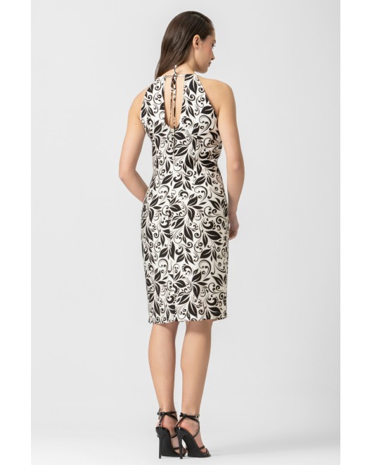 White & Black dress Zonia DRESSES