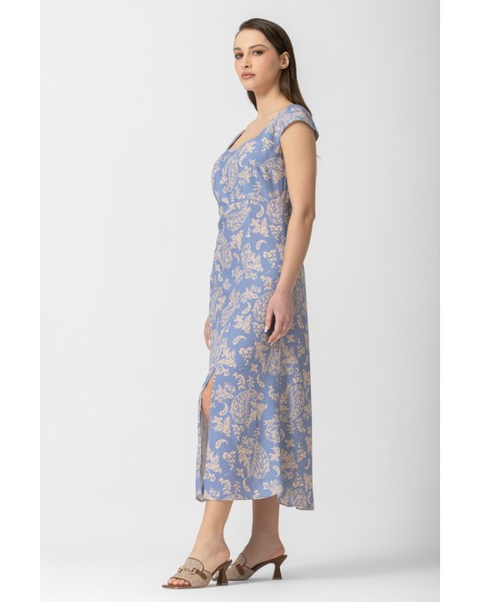 Φόρεμα εμπριμέ βισκόζ Dalia ΦΟΡΕΜΑΤΑ