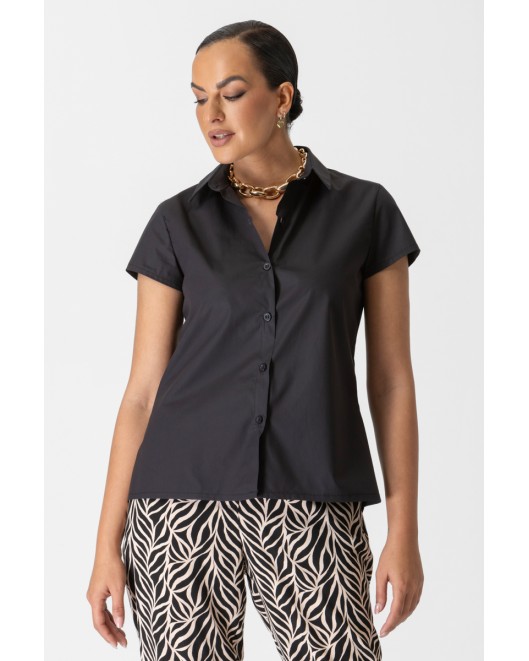 Short sleeves cotton shirt Tracy STRAIGHT LINE