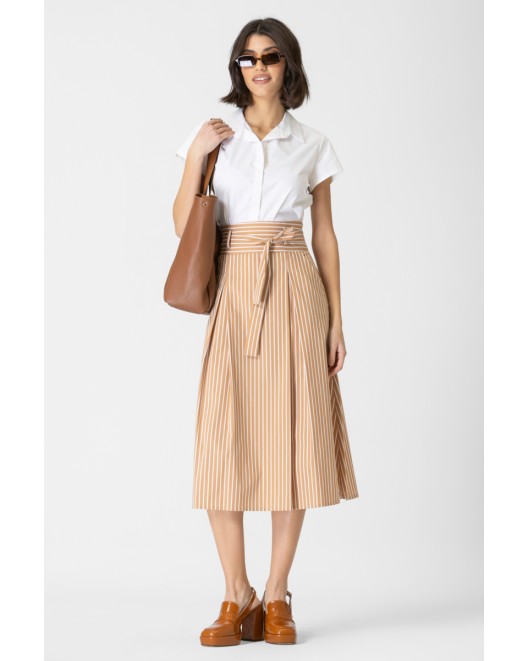 Short sleeves cotton shirt Tracy STRAIGHT LINE