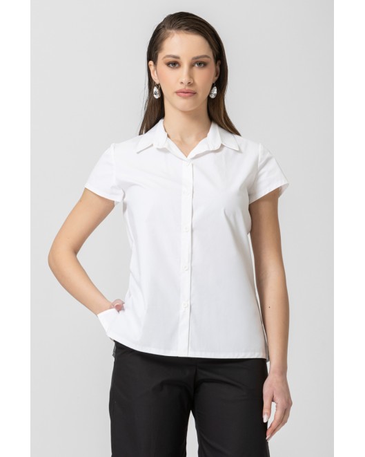 Short sleeves cotton shirt Tracy STRAIGHT LINE