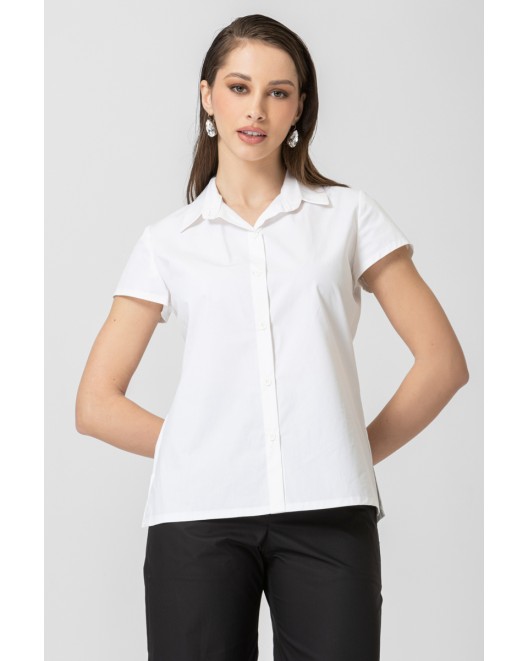 Short sleeves cotton shirt Tracy STRAIGHT LINE