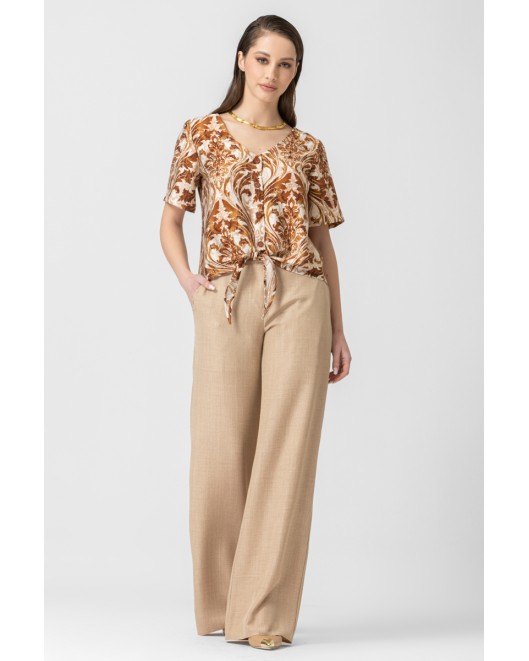 Πουκάμισο εμπριμέ βισκόζ Sahara