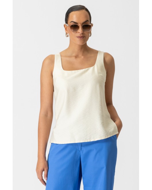 Μπλούζα αμάνικη φυσικές ίνες Effortless