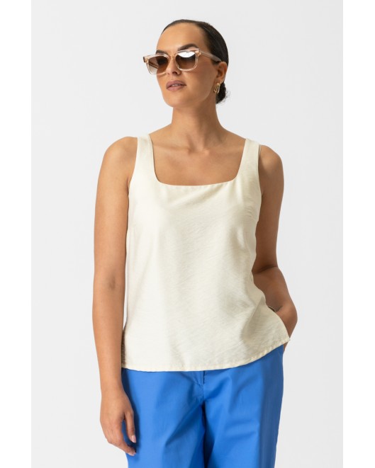 Μπλούζα αμάνικη φυσικές ίνες Effortless