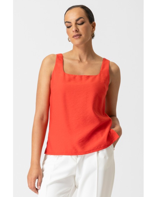 Μπλούζα αμάνικη φυσικές ίνες Effortless