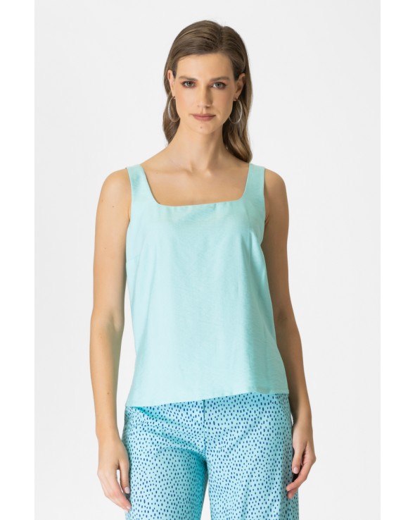 Μπλούζα αμάνικη φυσικές ίνες Effortless