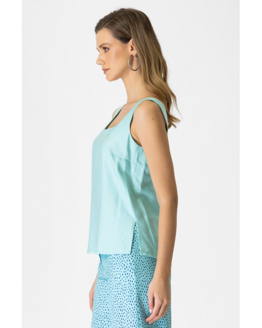 Μπλούζα αμάνικη φυσικές ίνες Effortless