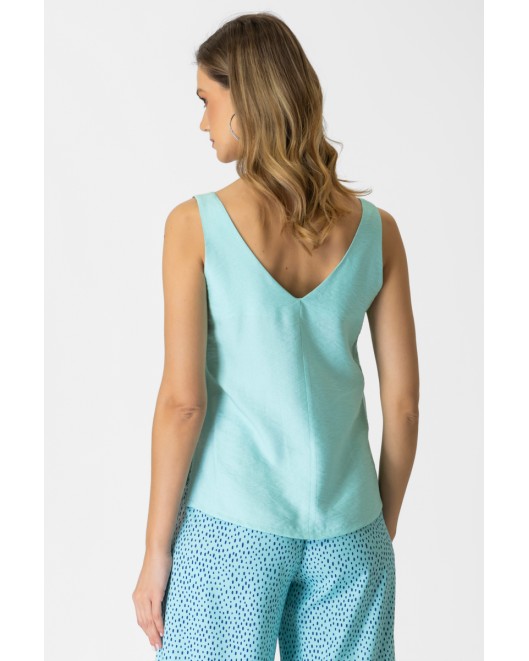 Μπλούζα αμάνικη φυσικές ίνες Effortless