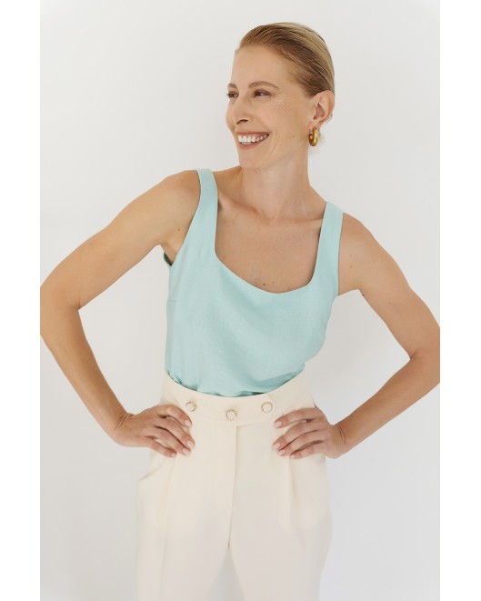 Μπλούζα αμάνικη φυσικές ίνες Effortless