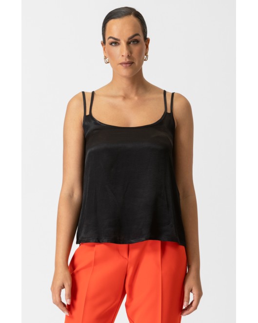 Viscose satin top Britney