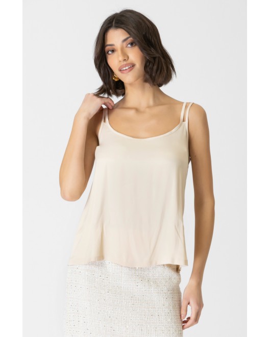 Viscose satin top Britney
