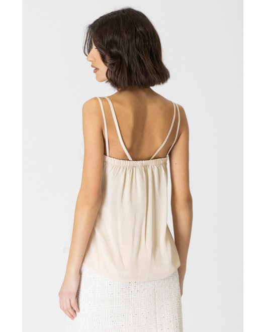 Viscose satin top Britney