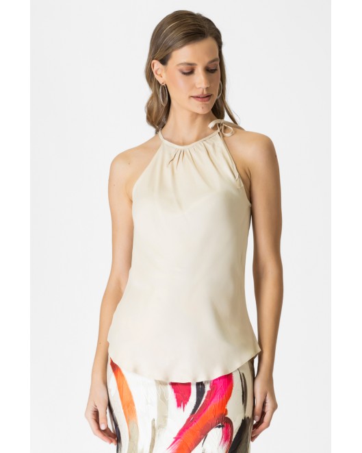 Viscose satin top Britney