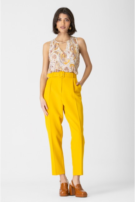 Printed sleevless top Innuendo