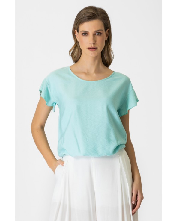 Μπλούζα βολάν μανίκι Effortless