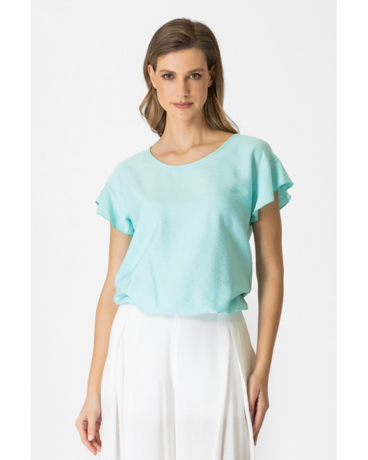 Blouse with ruffles sleeves Effortless