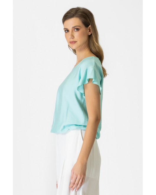 Blouse with ruffles sleeves Effortless