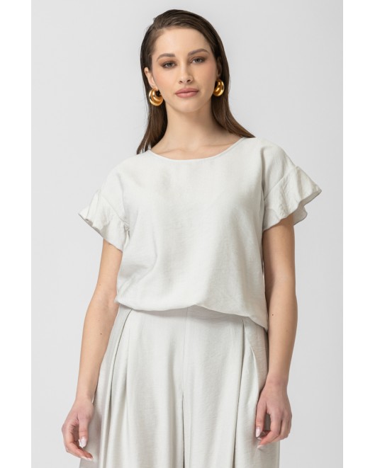 Blouse with ruffles sleeves Effortless