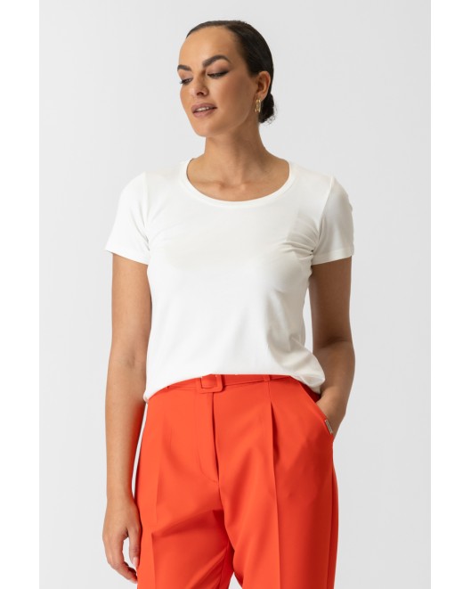 Elastic viscose blouse short sleeves Cobra STRAIGHT LINE