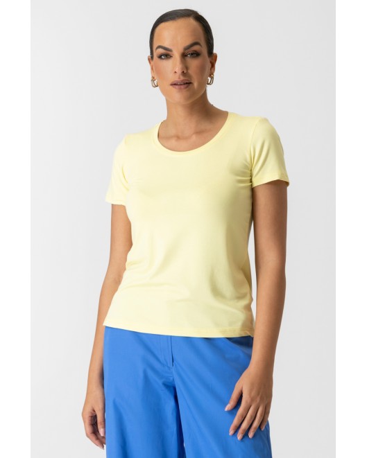 Elastic viscose blouse short sleeves Cobra STRAIGHT LINE