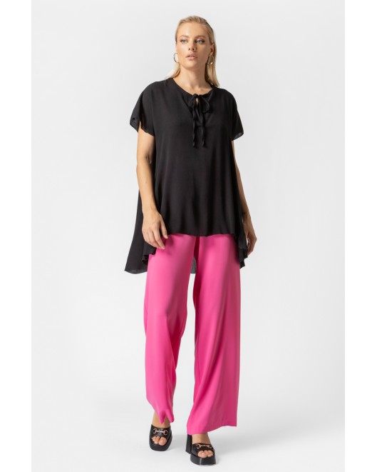 Wide shirt viscose naturale