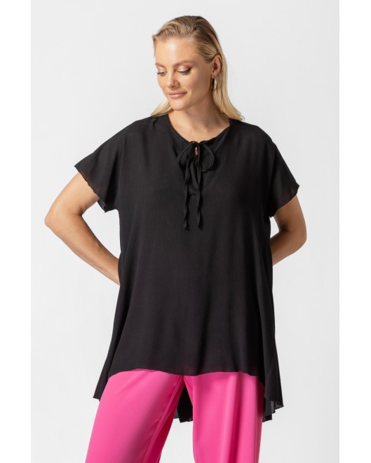 Wide shirt viscose naturale