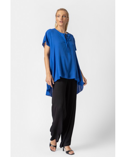 Wide shirt viscose naturale
