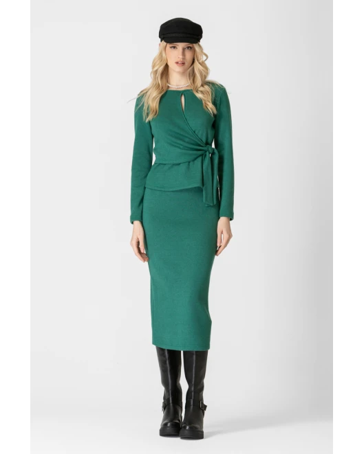 Φούστα πλεχτή ριπ λάστιχο