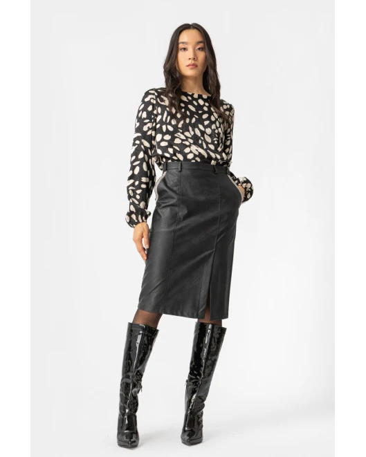 Φούστα δερματίνη σχίσιμο Original