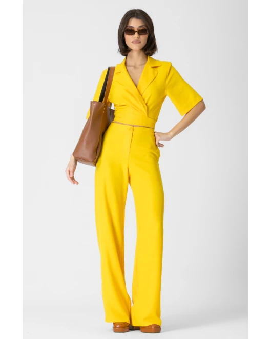 Παντελόνι linen look Frida